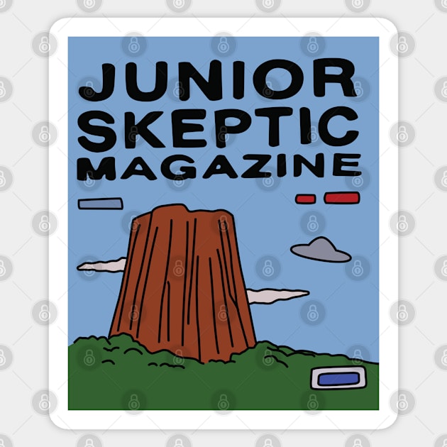 Junior skeptic Magazine Sticker by saintpetty